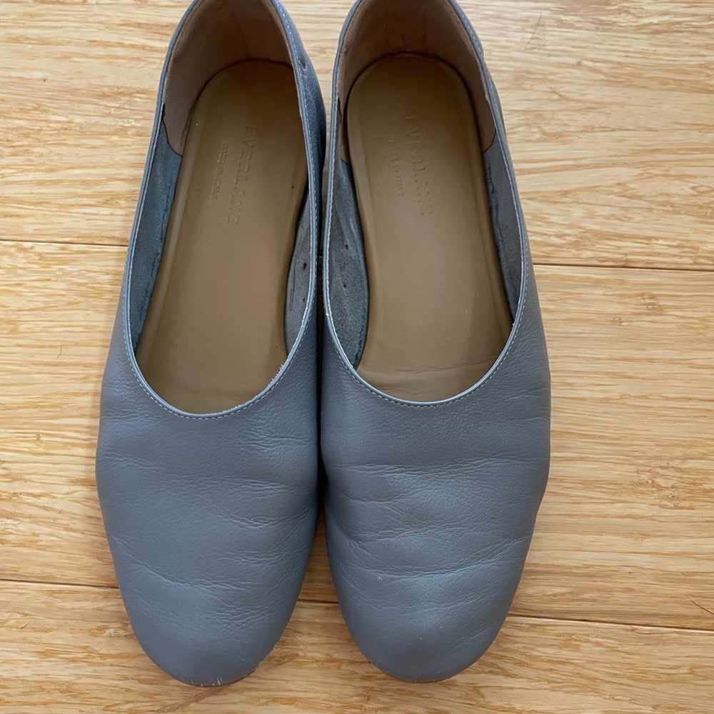 Everlane Leather Day Glove in Slate